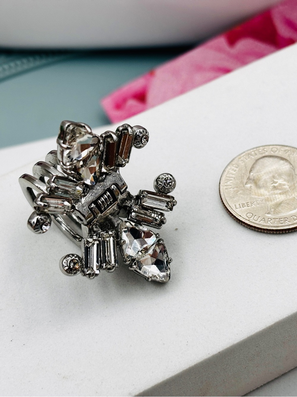 Henri Bendel Broadway Crystals Hair Clips Hair Claw
